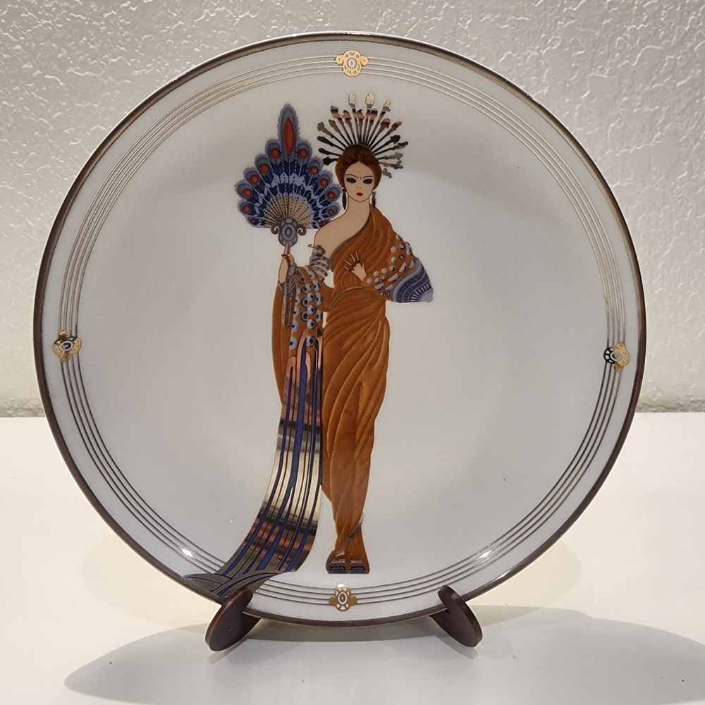 The Franklin Mint House of Erte "ATHENA" Collectors Plate